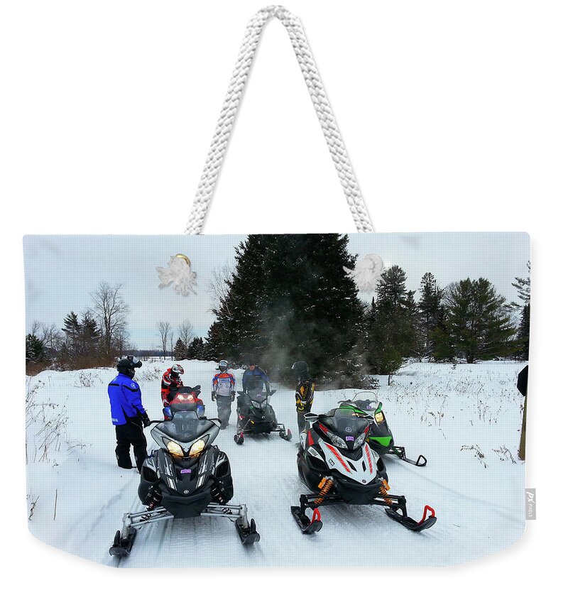  Weekender Tote Bag featuring the photograph Route 2 by Brook Burling