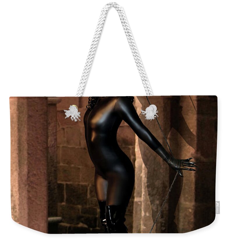 Cat Woman Weekender Tote Bag featuring the photograph Ruins Of The Cat Women by Jon Volden