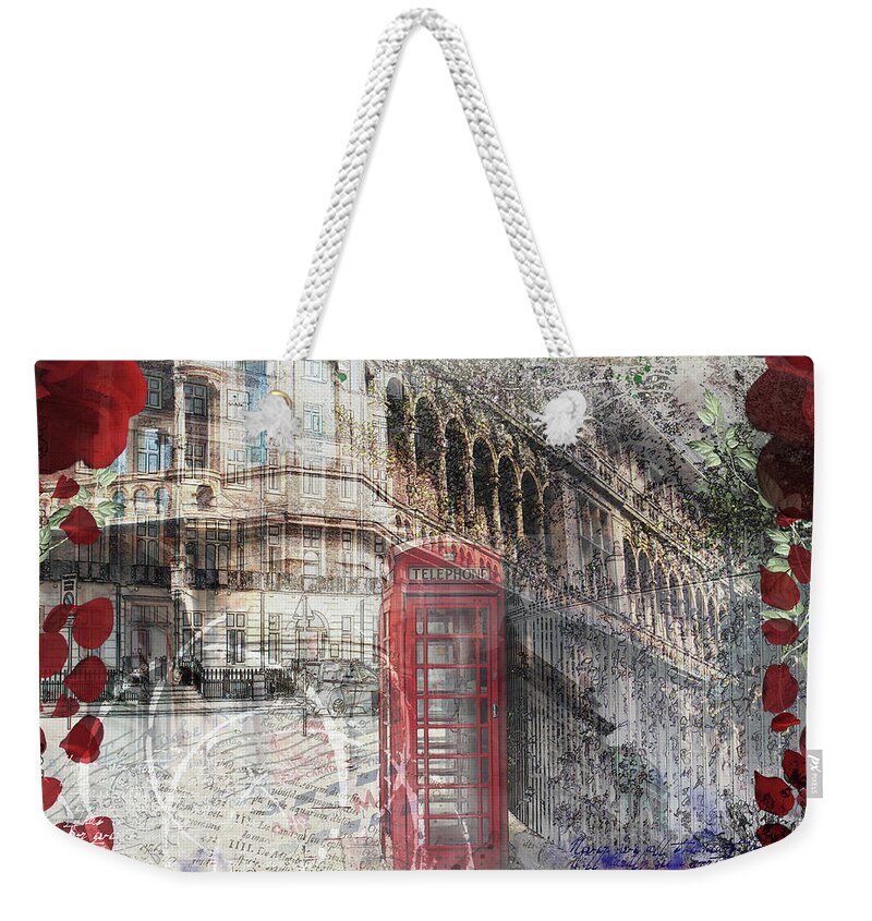 London Weekender Tote Bag featuring the photograph Russell Square by Nicky Jameson
