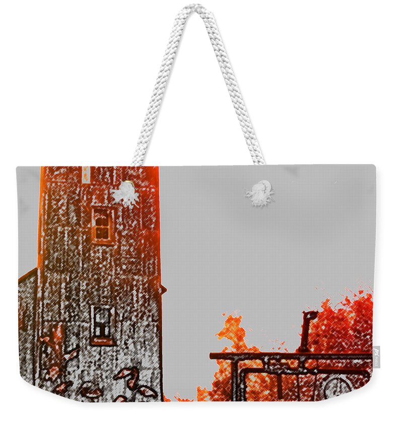 Mine Shaft Weekender Tote Bag featuring the photograph Rust by Ian MacDonald