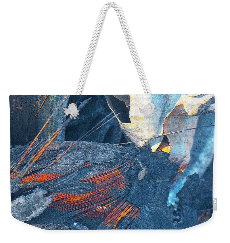 Rust Scapes #10 Weekender Tote Bag featuring the photograph Rust Scapes #10 by Jessica Levant