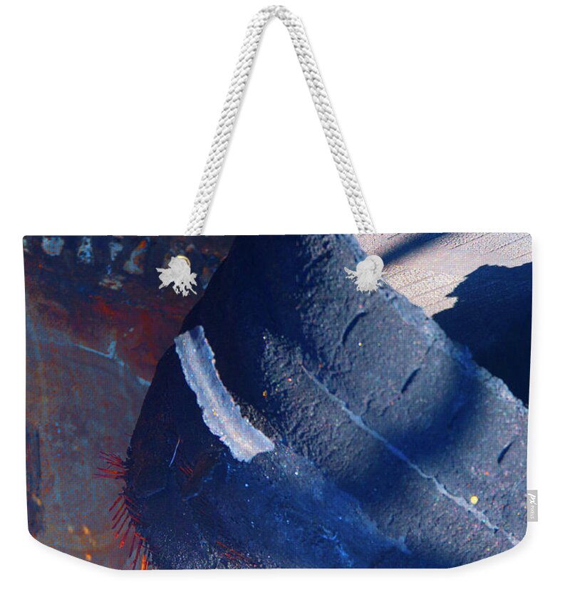 Rust Scapes #13 Weekender Tote Bag featuring the photograph Rust Scapes #13 by Jessica Levant