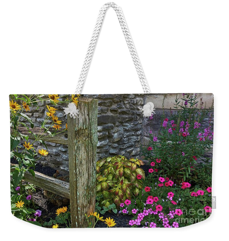 Rustic Weekender Tote Bag featuring the photograph Rustic Color by Steve Ondrus