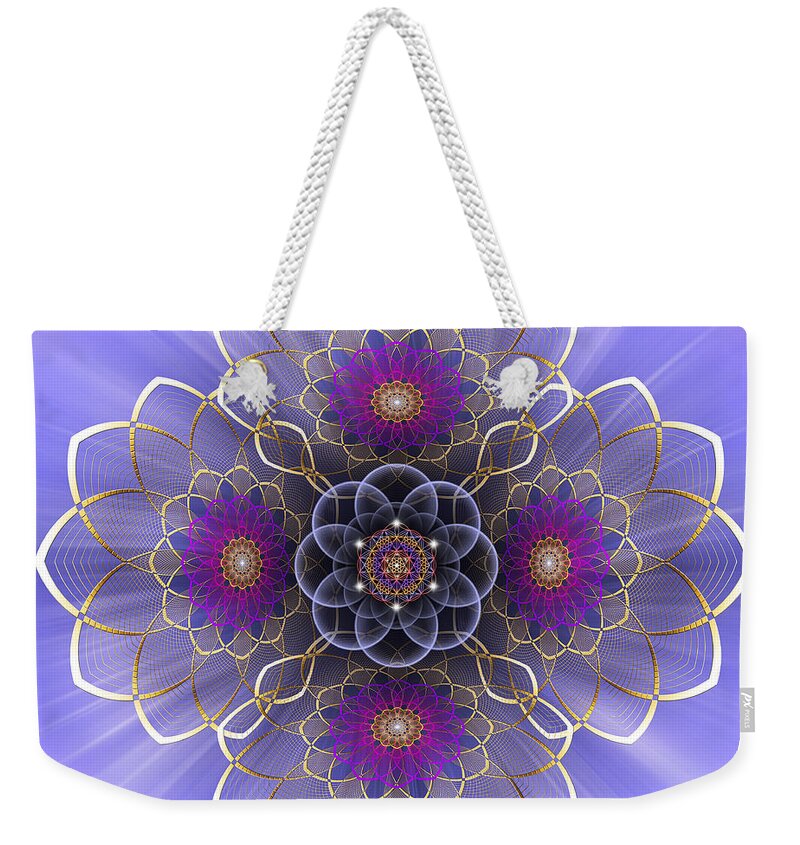 Endre Weekender Tote Bag featuring the photograph Sacred Geometry 417 by Endre Balogh