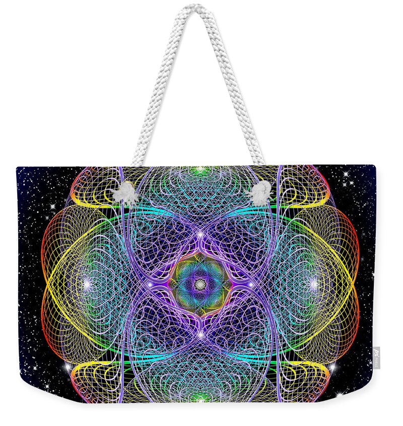 Endre Weekender Tote Bag featuring the photograph Sacred Geometry 442 by Endre Balogh