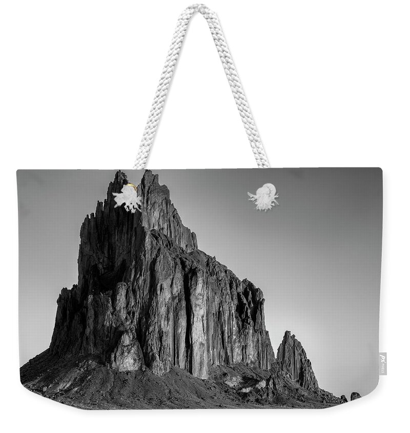 New Mexico Weekender Tote Bag featuring the photograph Sacred Glow II by Jon Glaser