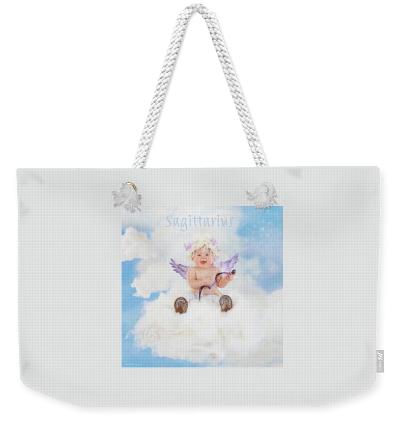 Zodiac Weekender Tote Bag featuring the photograph Sagittarius by Anne Geddes