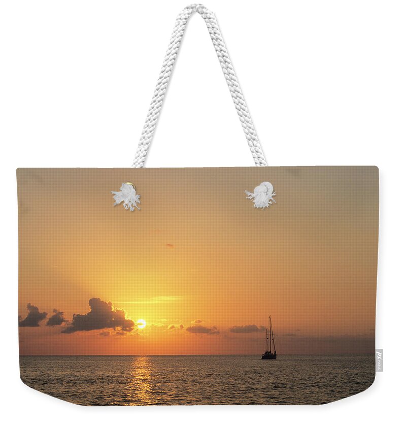 Crusing Weekender Tote Bag featuring the photograph Crusing the Bahamas by David J Shuler