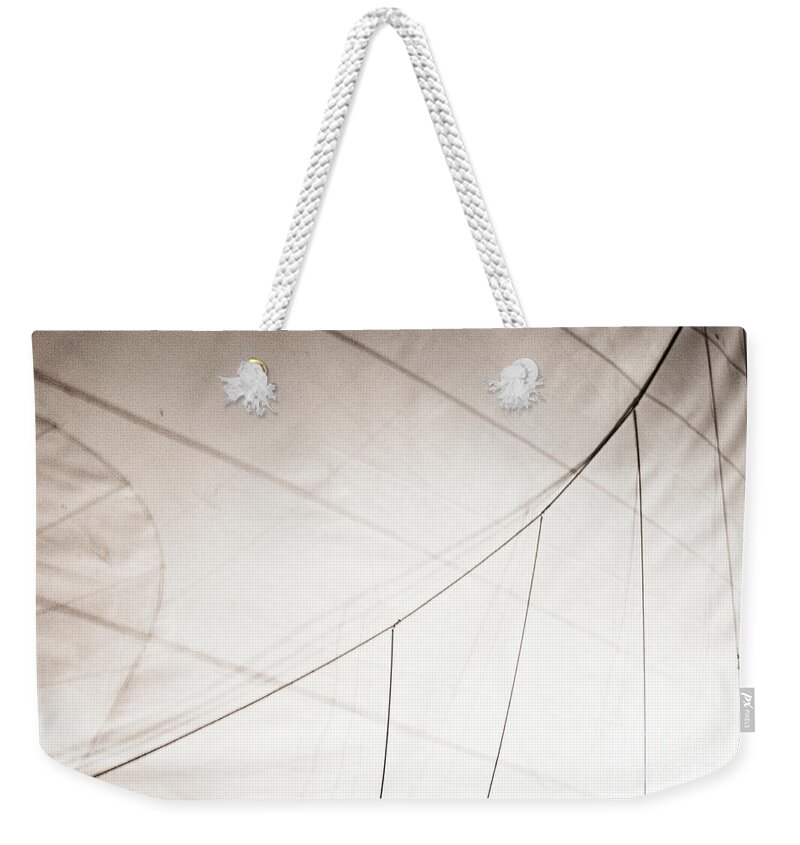 Aegis Weekender Tote Bag featuring the photograph Sailing Details by Hannes Cmarits