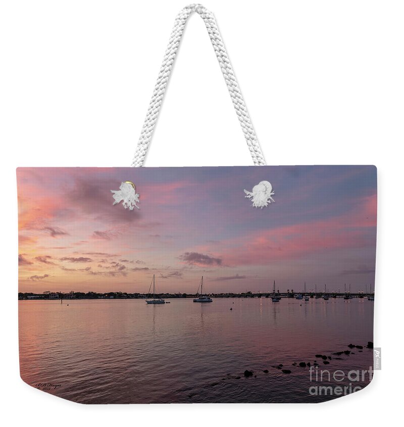 Sunrises Weekender Tote Bag featuring the photograph Saint Augustine, Florida's Matanzas River Sunrise by DB Hayes