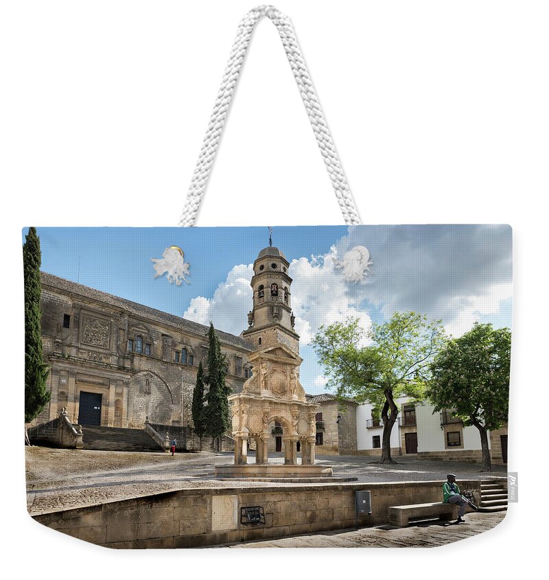 Baeza Weekender Tote Bag featuring the photograph Saint Mary Square in Baeza by RicardMN Photography