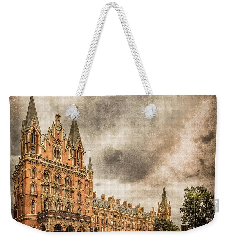 England Weekender Tote Bag featuring the photograph London, England - Saint Pancras Station by Mark Forte