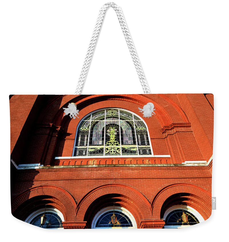 Historic Weekender Tote Bag featuring the photograph Saint Paul Methodist Church by Jason Bohannon