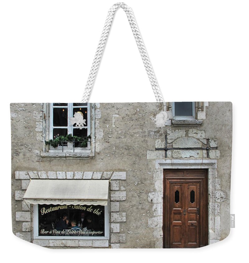 Salon De The Weekender Tote Bag featuring the photograph Salon de The by Dave Mills