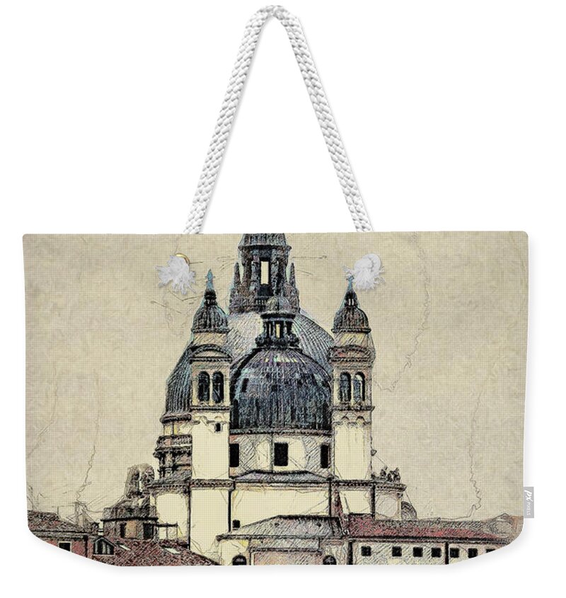 Italy Weekender Tote Bag featuring the photograph Salute Venezia by Jack Torcello