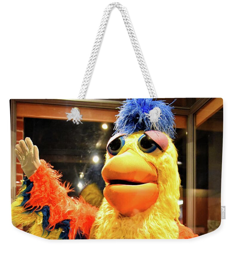 Sport Weekender Tote Bag featuring the photograph San Diego Chicken by Mike Martin
