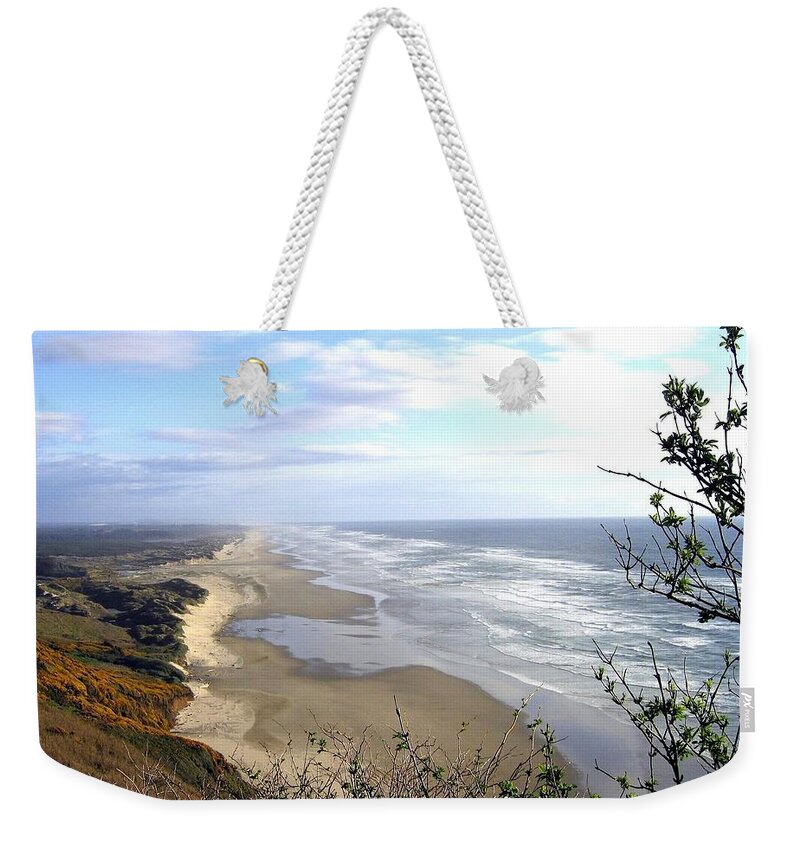 Sand And Sea Weekender Tote Bag featuring the photograph Sand And Sea 7 by Will Borden