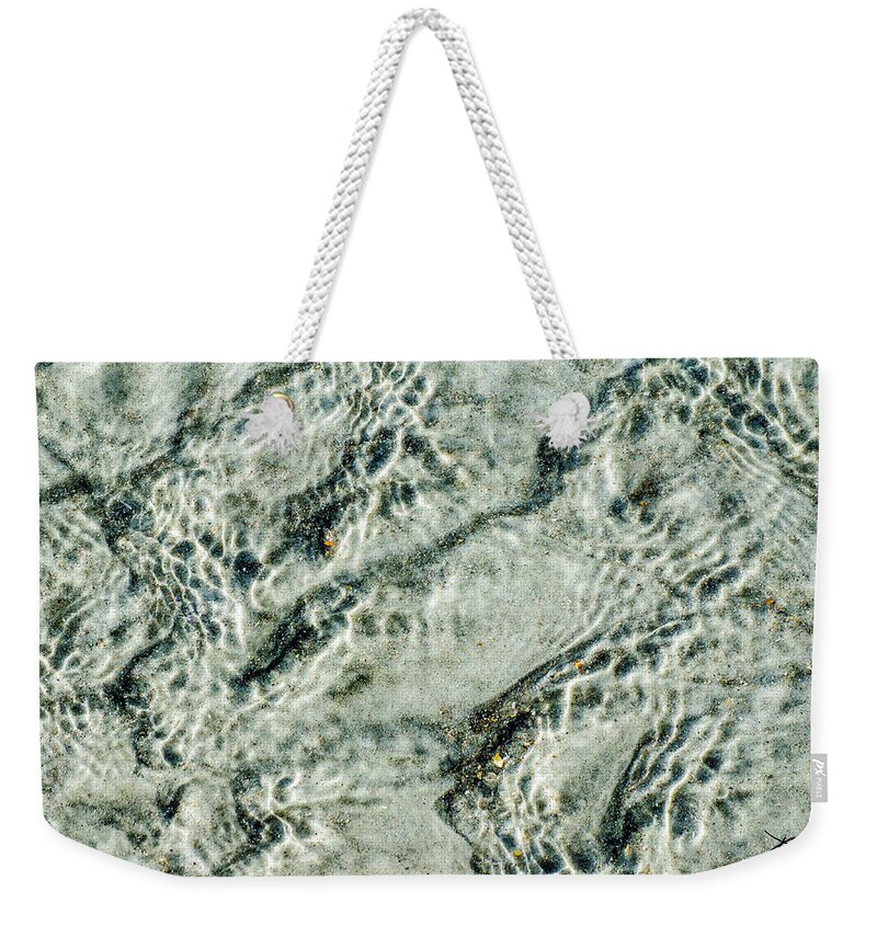 Digital Photograph Weekender Tote Bag featuring the photograph Sand Art #2 by Bradley Dever