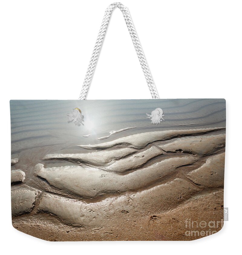 Florida Weekender Tote Bag featuring the photograph Sand Art No. 13 by Todd Blanchard
