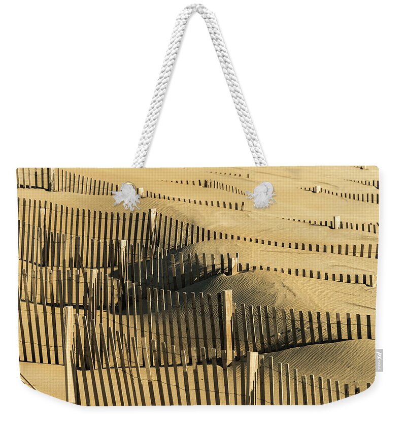 Landscapes Weekender Tote Bag featuring the photograph Sand Dunes of the Outer Banks by Donald Brown