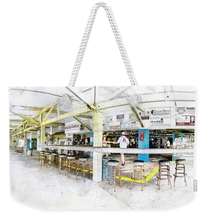 Sand In My Shoes Weekender Tote Bag featuring the digital art Sand in my Shoes by David Smith