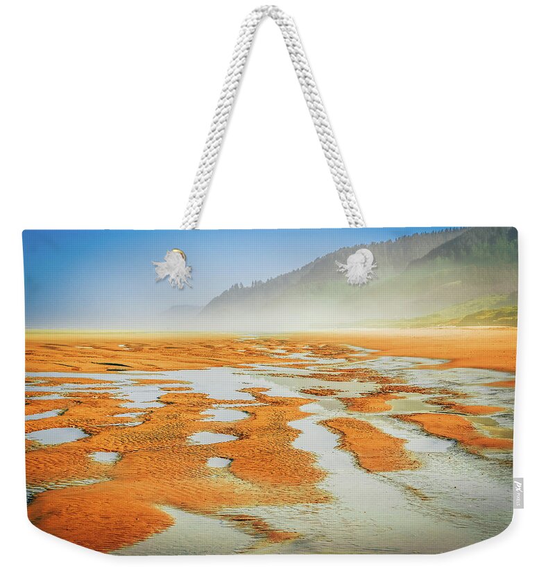 Photo Art Weekender Tote Bag featuring the photograph Sand Patterns No1 by Bonnie Bruno