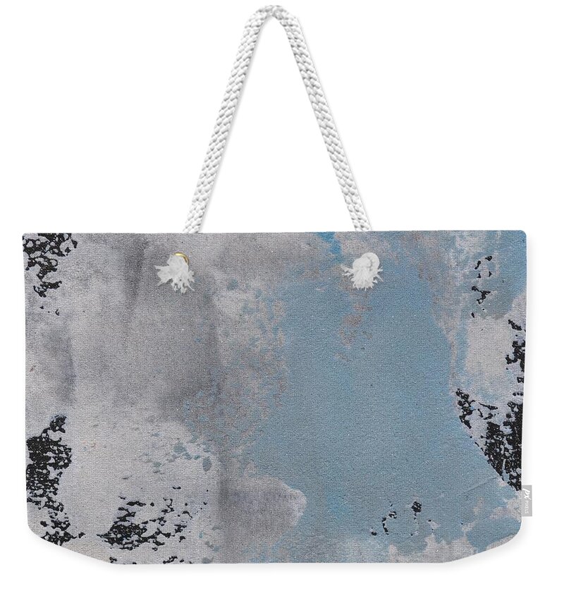 Abstract Weekender Tote Bag featuring the painting Sand Tile AM214131 by Eduard Meinema