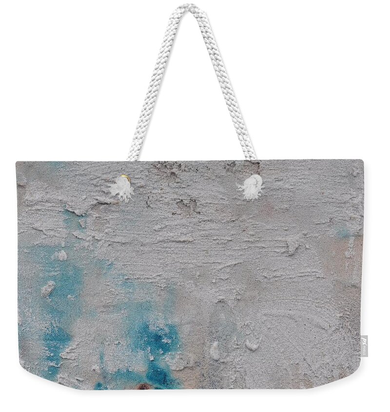 Abstract Weekender Tote Bag featuring the painting Sand Tile AM214133 by Eduard Meinema