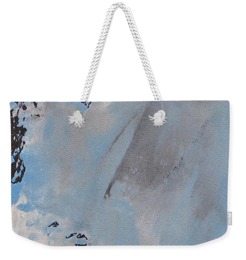 Abstract Weekender Tote Bag featuring the painting Sand Tile AM214139 by Eduard Meinema