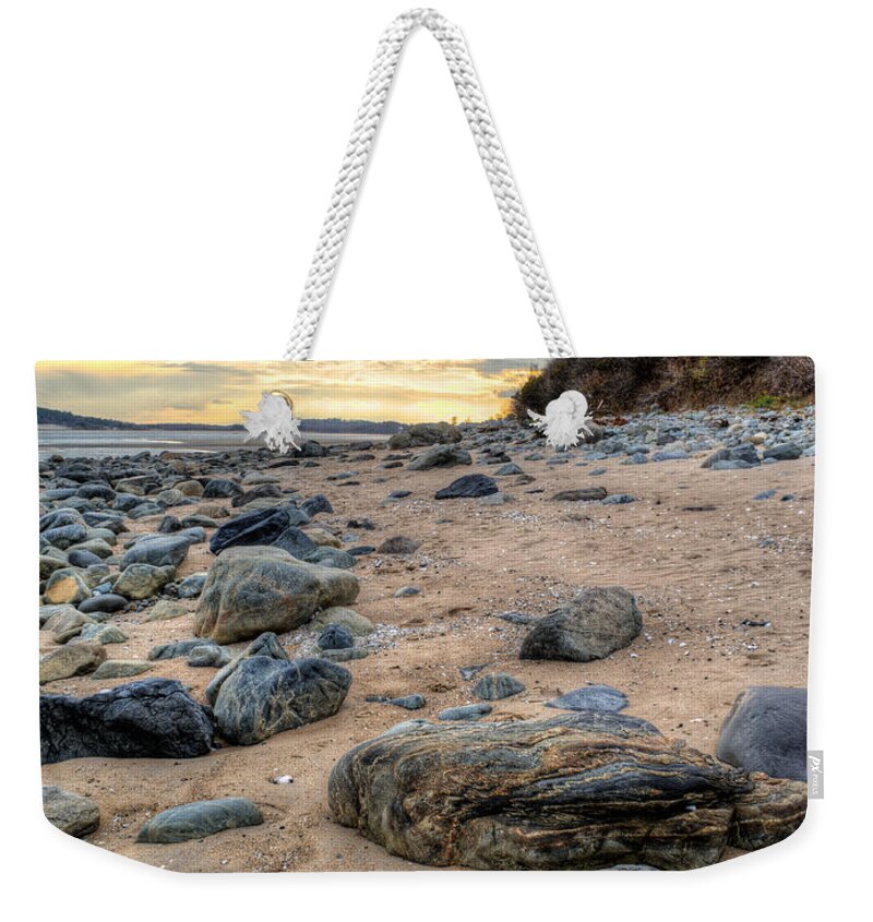 Dave Thompsen Photography Weekender Tote Bag featuring the photograph Sandy Point by David Thompsen