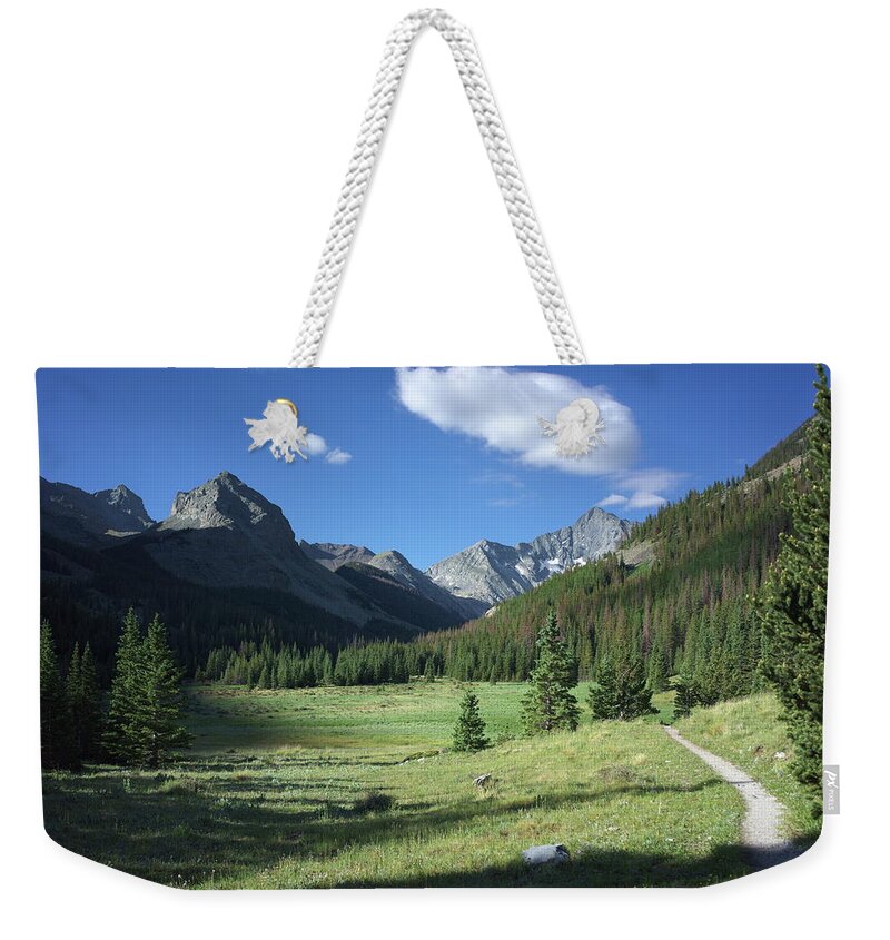Mountains Weekender Tote Bag featuring the photograph Sangre de Cristos by Ivan Franklin