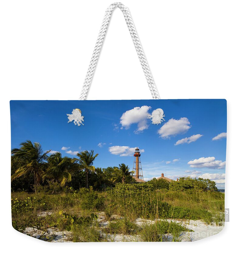 Point Ybel Light Weekender Tote Bag featuring the photograph Sanibel Island Light by Felix Lai