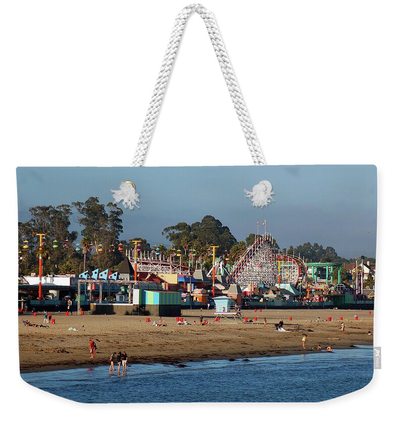 Santa Weekender Tote Bag featuring the photograph Santa Cruz by James Kirkikis