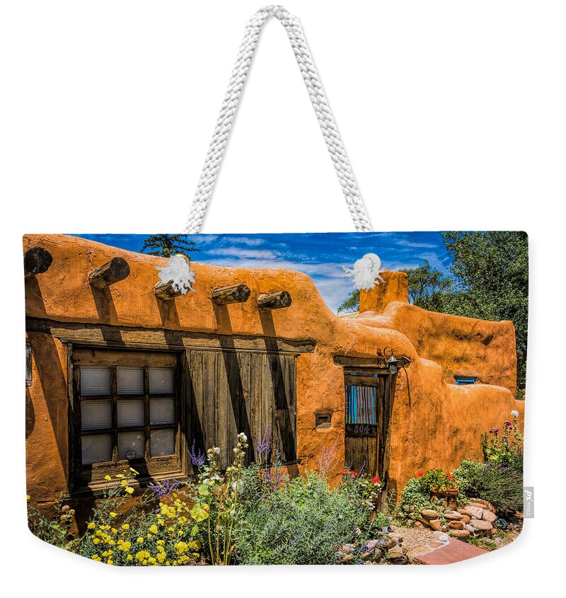 Adobe Weekender Tote Bag featuring the photograph Santa Fe Classic by Paul LeSage