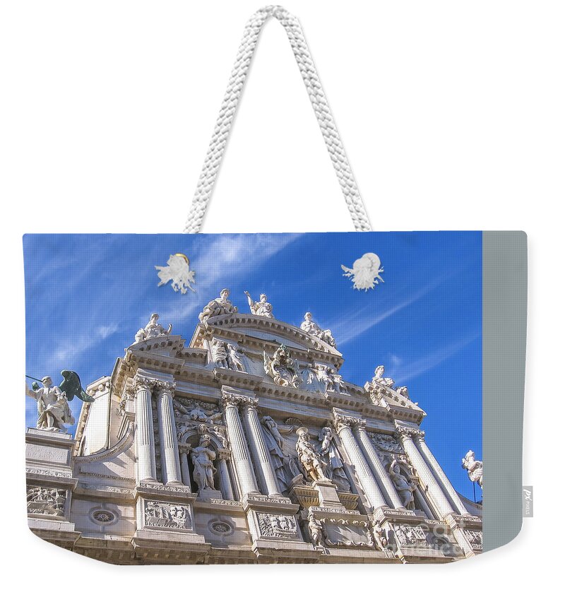 Chiesa Di Santa Maria Del Giglio Weekender Tote Bag featuring the photograph Santa Maria del Giglio by Benny Marty