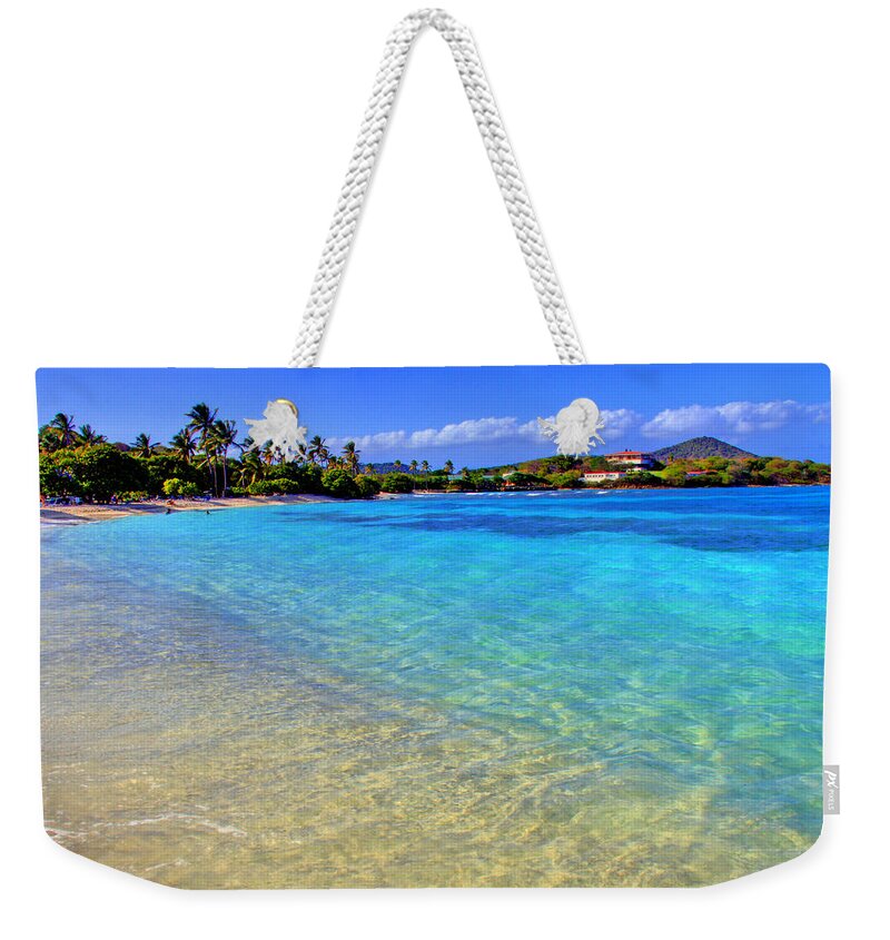 Beach Weekender Tote Bag featuring the photograph Sapphire Glow by Scott Mahon