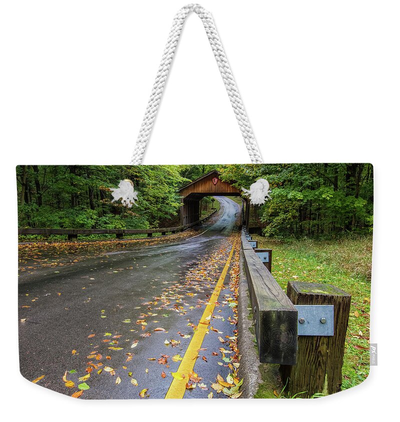 Pierce Weekender Tote Bag featuring the photograph Scenic Drive 1 by Heather Kenward