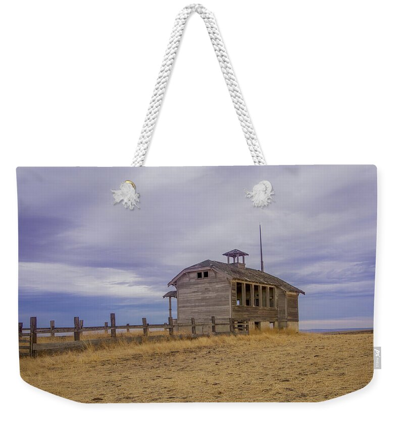 School Weekender Tote Bag featuring the photograph School House by Jean Noren