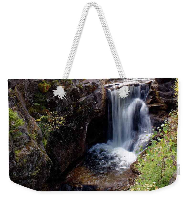 Waterfall Weekender Tote Bag featuring the photograph Screw Auger Falls by Kevin Shields