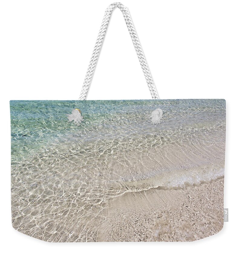 Water Weekender Tote Bag featuring the photograph Sea of Glass by Catherine Reading
