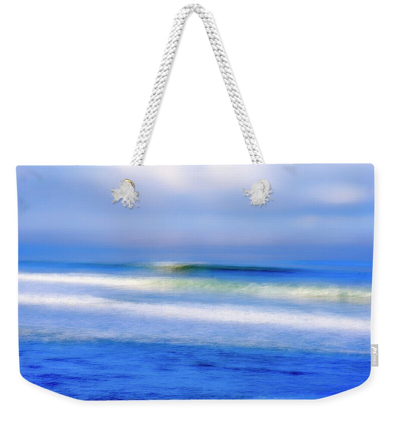 San Diego Weekender Tote Bag featuring the photograph Sea Rolling In by Joseph S Giacalone