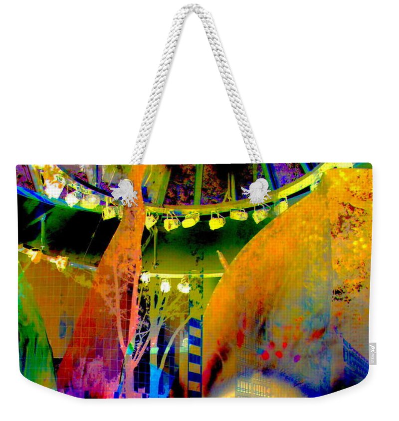Seaglass Weekender Tote Bag featuring the photograph Seaglass Invert 8 by Randall Weidner