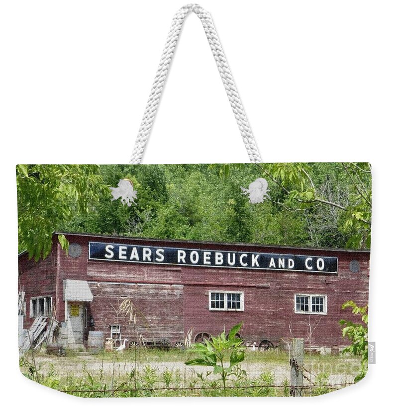 Photography Weekender Tote Bag featuring the photograph Sears Roebuck and Co. by Kathie Chicoine