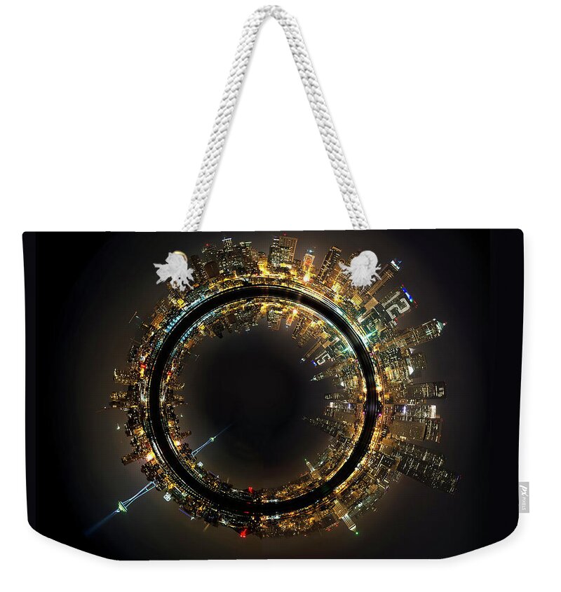 Seattle Weekender Tote Bag featuring the photograph Seattle the 12th Man Inside out by Yoshiki Nakamura