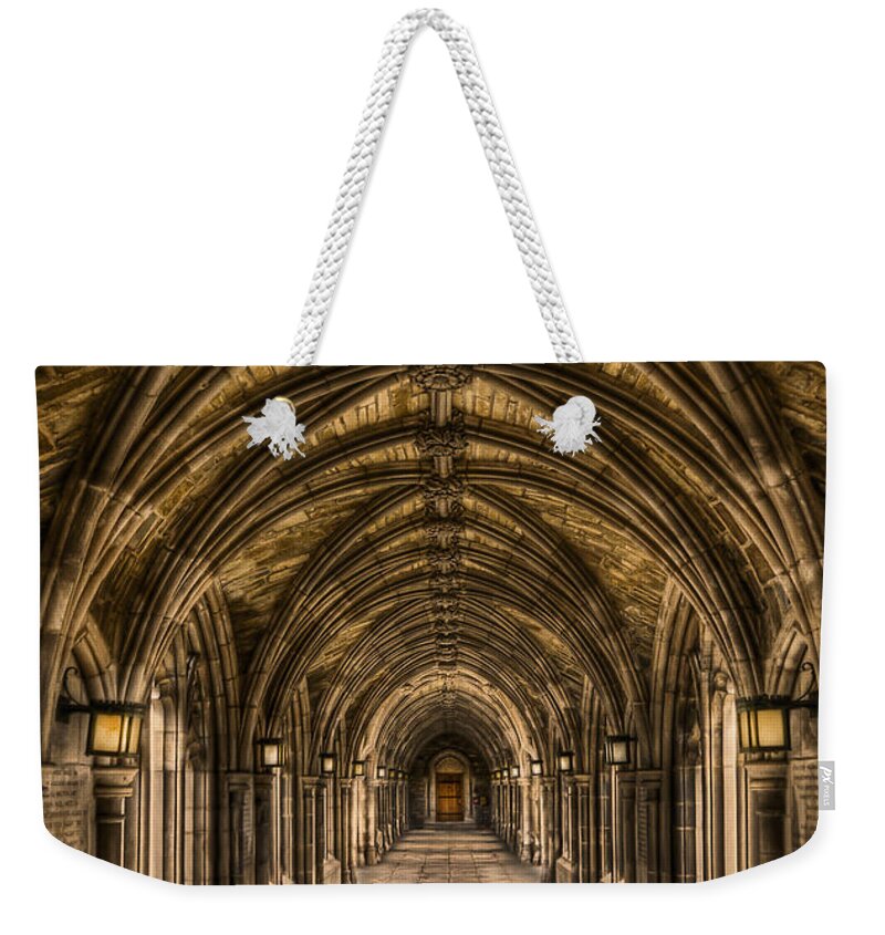 Arch Weekender Tote Bag featuring the photograph Seclusion by Evelina Kremsdorf