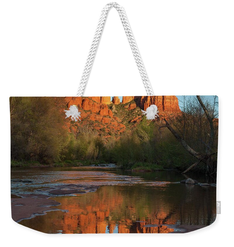 Sedona Weekender Tote Bag featuring the photograph Sedona Light by Darren White