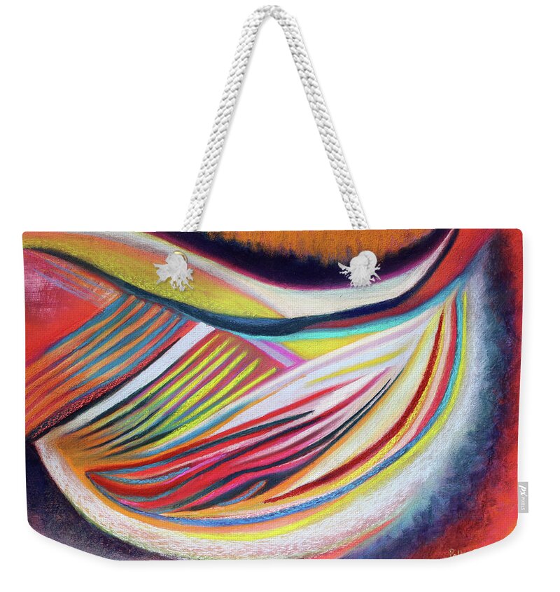  Weekender Tote Bag featuring the painting Seed in Good Soil by Polly Castor