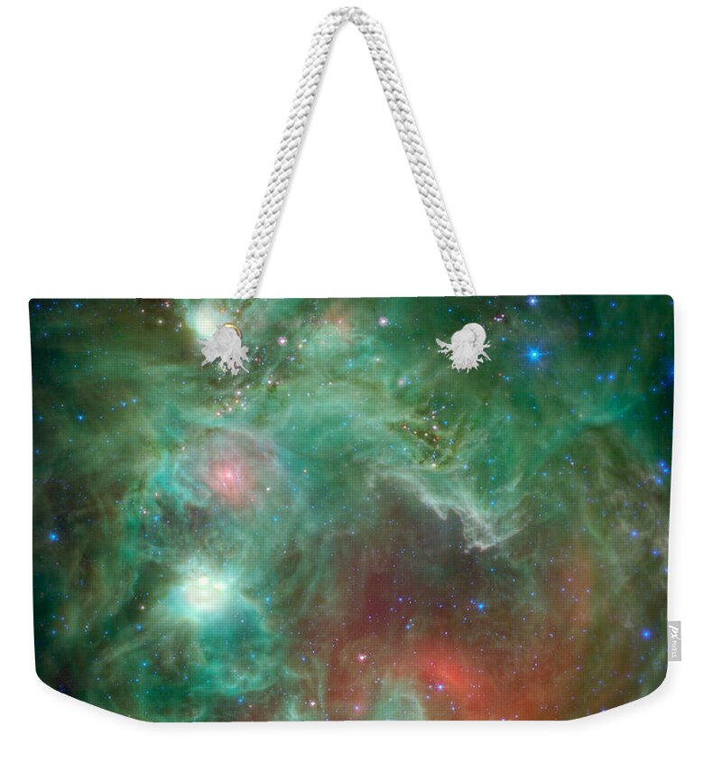 Monkey Head Nebula Weekender Tote Bag featuring the photograph Seeing Beyond the 'Monkey Head' by Mark Kiver