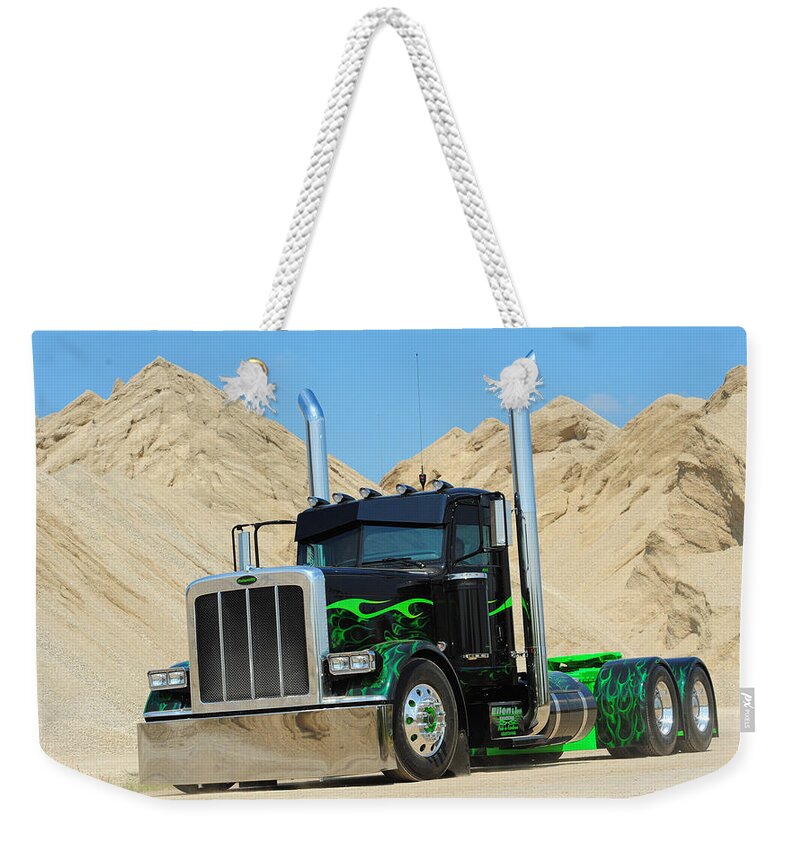 Semi Weekender Tote Bag featuring the photograph Semi by Jackie Russo