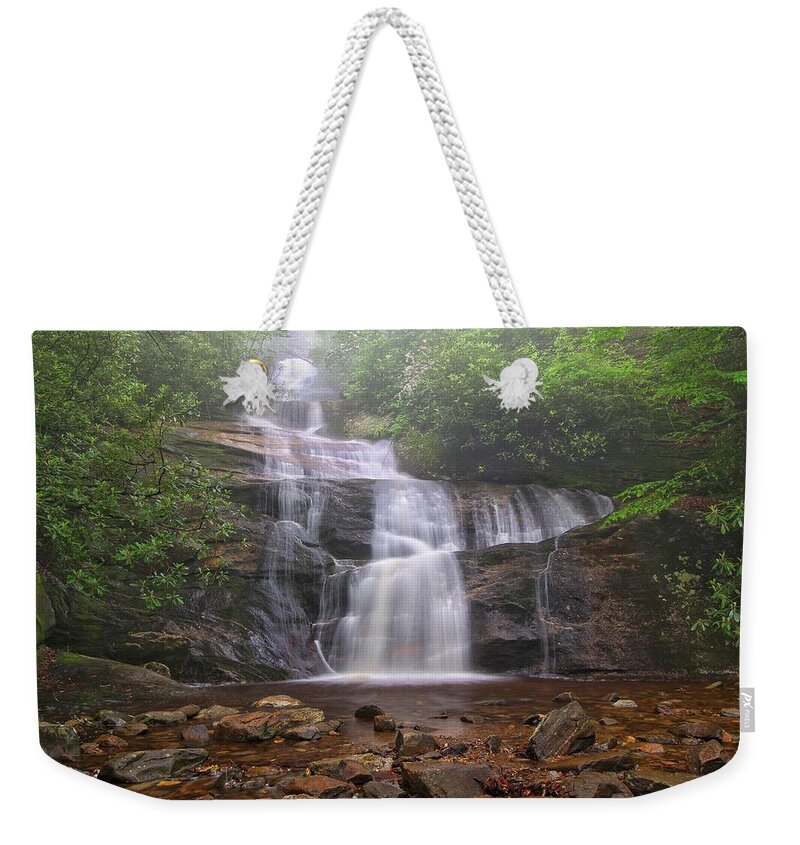 Setrock Creek Falls Weekender Tote Bag featuring the photograph Setrock Creek Falls by Chris Berrier
